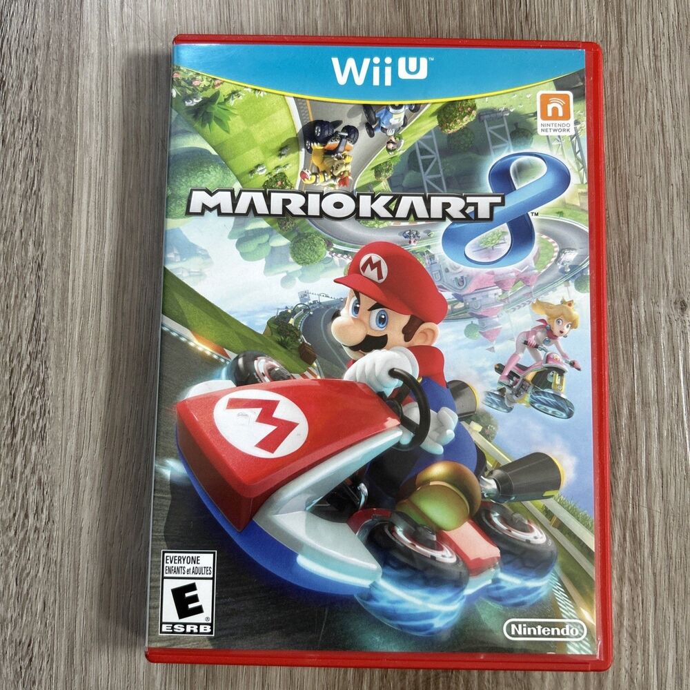 Mario Kart 8 Nintendo Wii U 2014 Game CIB Complete w/ Manual Tested & Working